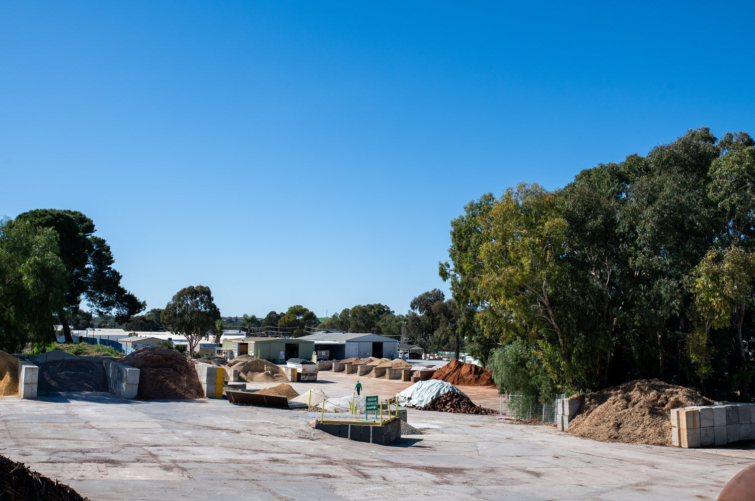 Buttrose Landscape Yard with soil in background