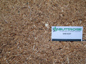 Saw dust ground cover